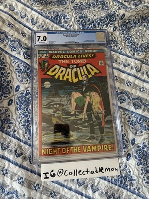 Tomb of Dracula #1 CGC 7.0 1st Appearance of Dracula Adams 1972 Marvel Comics