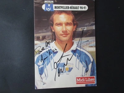Autographe sur carte Jean Claude Lemoult foot7 - Photo 1/2