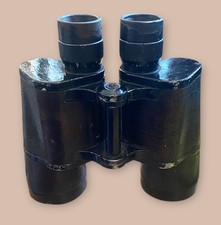 Carl Zeiss Jena Binoctar 7x50 WWII Era Binoculars Case & Compass