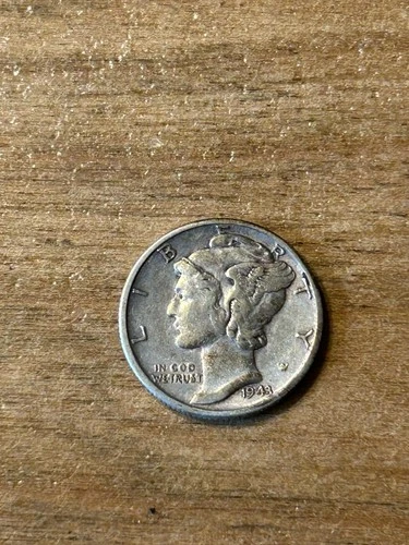 1943D Mercury Dime XF