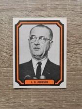 1960'S 70'S? LBJ LYNDON JOHNSON USA PRESIDENT  1963-68 TRADING CARD