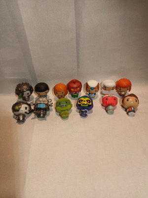 Lot of Mini Funko Figures/Back 2 Future/Star Trek/Motu/Futurama/Fifth Element
