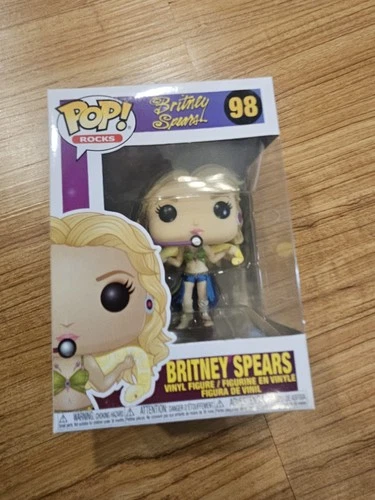 Funko Pop Rocks Britney Spears 98 Vinyl Figure Collectible