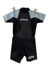 Hyperflex wetsuit Children's Access 2mm Back Zip -Size 8 - Spring Black/Blue