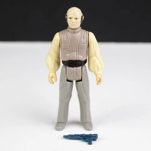 Star Wars Lobot Complete w Blaster, Original Vintage 1980 Figure, Kader, Superb