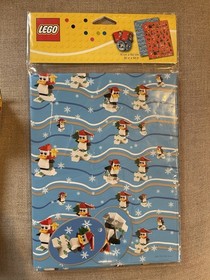 New LEGO Lot 4023 Red Classic Case Retractable Pens Minifig Gift Wrap Mini Box 4