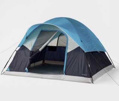 Embark 6-Person Dome Tent 10 X 9 X 6 Ft, Fits A Queen & Twin Air Mattress New!!