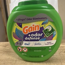 Gain Flings Laundry Detergent Pacs with Odor Defense, 60 60 Count Pack of 1 