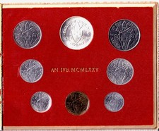 Vatikan KMS 1975 II  BU im original Folder,Paul VI !  500 L. 835er Silber !