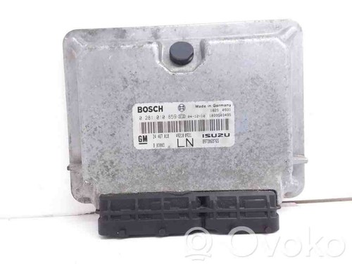 OPEL ASTRA G Estate F35 Motorsteuergerät 0281010859 24467018 1.70 28166620