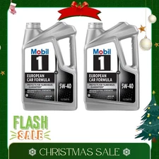 2 Pack Mobil 1 FS European Car Formula Full Synthetic Motor Oil 5W-40, 5 Quart