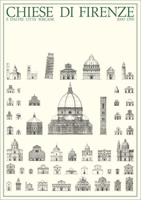 Architectural poster : Palazzi di Firenze