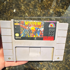 LJN Wolverine: Adamantium Rage - Super Nintendo SNES Game Cartridge