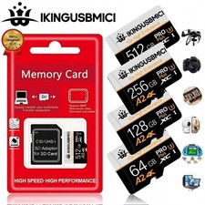 Micro SD Card 64GB 128GB 256GB 512GB TF Memory Card Class 10 High Speed
