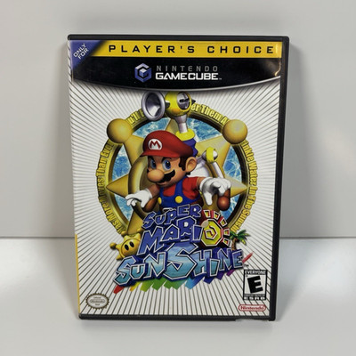 Super Mario Sunshine Nintendo GameCube Player's Choice Complete (Tested)