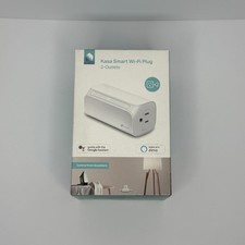TP-Link Kasa Smart Wi-Fi 2-Outlet Plug HS107 White Brand New Sealed