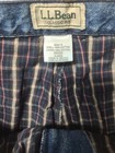L.L. Bean flannel lined cotton denim blue jeans mens 5 pocket winter 39 waist — photo 4