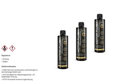 3x 450ml MANNOL Motor Flush Professional 9009 Reiniger Spülung Motorreiniger