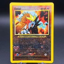 entei holographic pokemon card (4/132) (Cracked Ice Holo) [Diamond & Pearl: Secret Wonders] Commemorate your favorite tabletop game with this Entei 2001 Pokemon Neo Revelation Holo Rare #6 PSA Authenticated 5 Card Entei #34 Prices | Pokemon