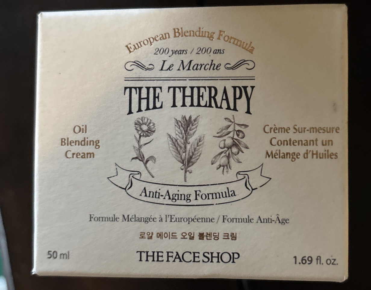THE FACE SHOP The Therapy Oil Blending Cream - 50ml - Anti-Aging & Hydrating -