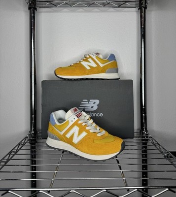 Women's - New Balance 574 'Varsity Gold Blue Laguna' WL574YJ2