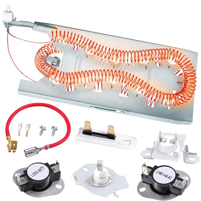 #ad Dryer Heating Element Kit Compatible with whirlpool duet Dryers WED8300SW2 WED8 $51.19