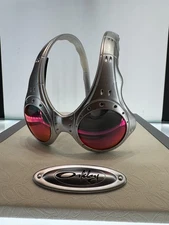 FDM Oakley Over The Top Style Sunglasses – Aluminum Silver Frame Ships Same Day!