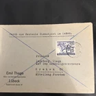 DR Letter EF #814 Blue Ribbon - Lübeck 14.07.1942 A. Krakow - A1053