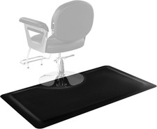 Anti-Fatigue Salon Mat 3x5 FT Non-Slip Barber Shop Floor Mat with Beveled Edges