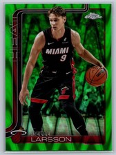 2025-26 Topps Chrome - Pelle Larsson #189 Green RayWave Refractor /99