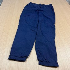 Vintage Nike 90s Windbreaker Pants Small Navy Lined Nylon glanz Track joggers