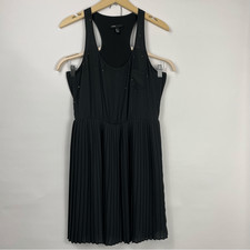 MNG charcoal gray pleated Small