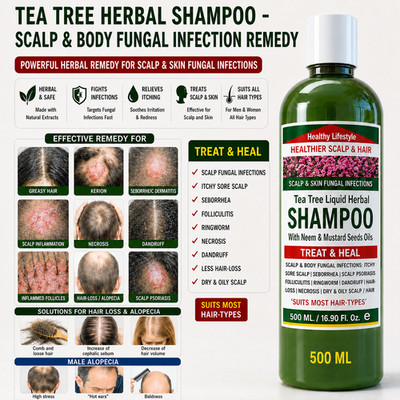 Follikulitis, Kerion, Nekrose bestes therapeutisches Kräuterteebaum-Shampoo 500 ml