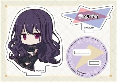 Acrylic Stand / Acrylic Panel: Tilitt Claret ''Pettanko Musume'' Acrylic FIGURE