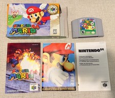 Super Mario 64 Nintendo 64, 1999 CIB, Box, Game, Manuals