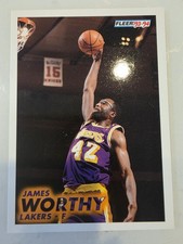 1993 Fleer James Worthy All Star 105 Hall Of Fame