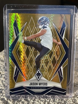 2025 Panini Phoenix - Jason Myers #31 Gold Hyper /10