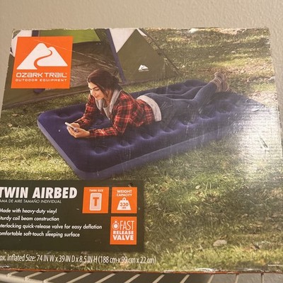 Ozark Trail Camping Mattress Inflatable Airbed Sleeping Twin Size - New