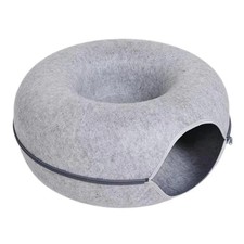 Cat Cave EXTRA LARGE Cat Tunnel Bed Indoor Cats,Cat Donut