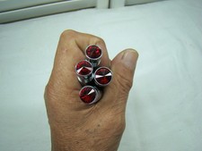Red Jewel Air Ride Switch Chrome Hydraulic Switch Toggle Switch Extensions