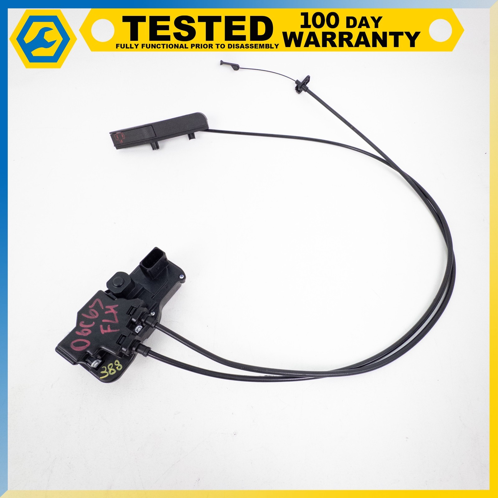 05-13 CHEVROLET CORVETTE C6 XLR LEFT DRIVER SIDE DOOR LOCK HANDLE CABLE OEM