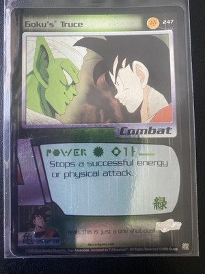 Score DBZ CCG Goku's Truce 247 Ultra Rare Limited Foil UR