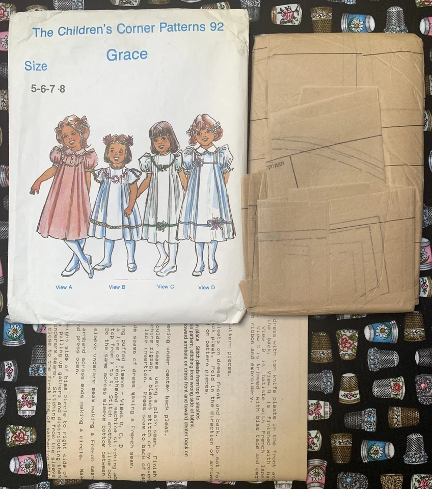 *OOP/DE COLECCIÓN* NUEVOS PATRONES THE CHILDREN'S CORNER “Gracia” Talla 5-6-7-8 UC/FF Foto 3 de 4