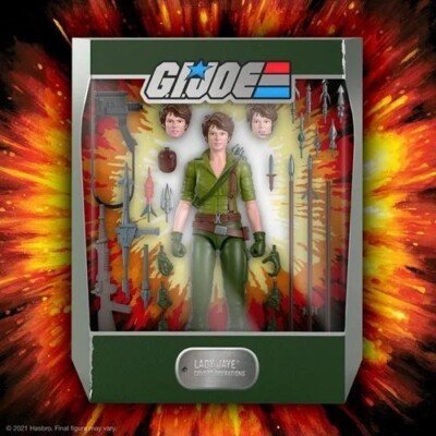 G.I. Joe Ultimates Lady Jaye 7 Zoll Actionfigur Super 7