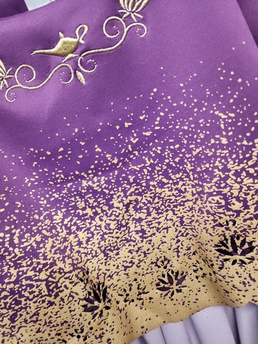 Girls' Disney Jasmine Dress - Purple 9/10- Disney Store - Picture 3 of 7