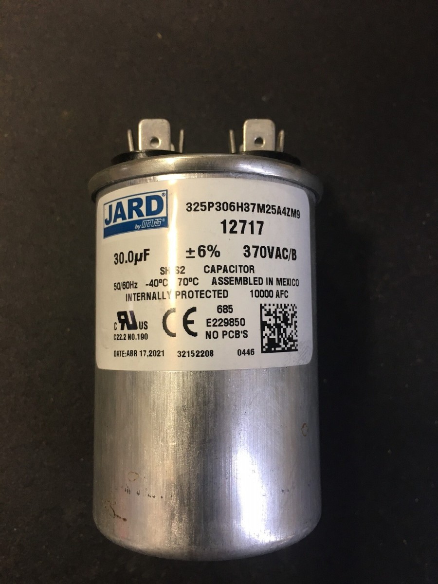 New 12717 Jard Motor Run Capacitor 30 MFD 370VAC C22.2 NO.190 | eBay
