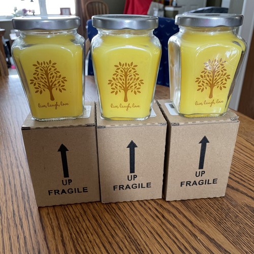 Celebrating Home Lemon Candles (Set of 3) - Picture 2 of 2