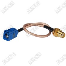 Fakra Jack "C" to SMA Jack Female pigtail Cable RG316 for GPS Telematics 15CM