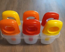 Ice Pops brand popsicle molds - 6 Piece, multi-color