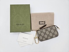 Gucci GG Supreme Monogram Key Case Coin Purse Key Cles